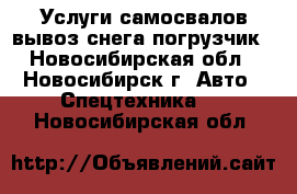 Услуги самосвалов,вывоз снега,погрузчик - Новосибирская обл., Новосибирск г. Авто » Спецтехника   . Новосибирская обл.